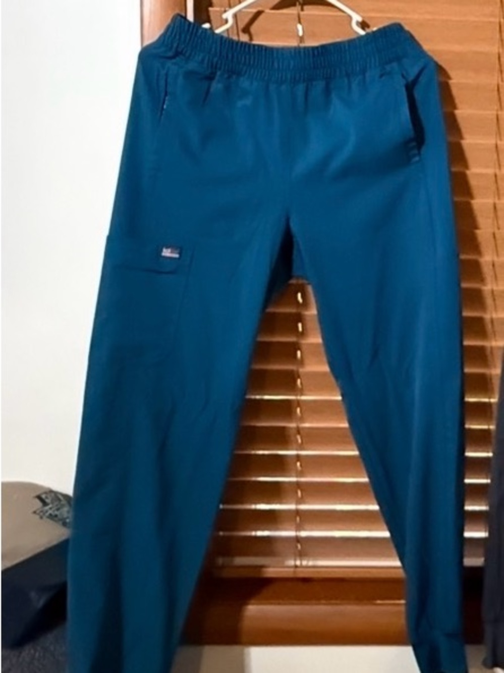 Men's Teal Elastic Waist Performance Pants